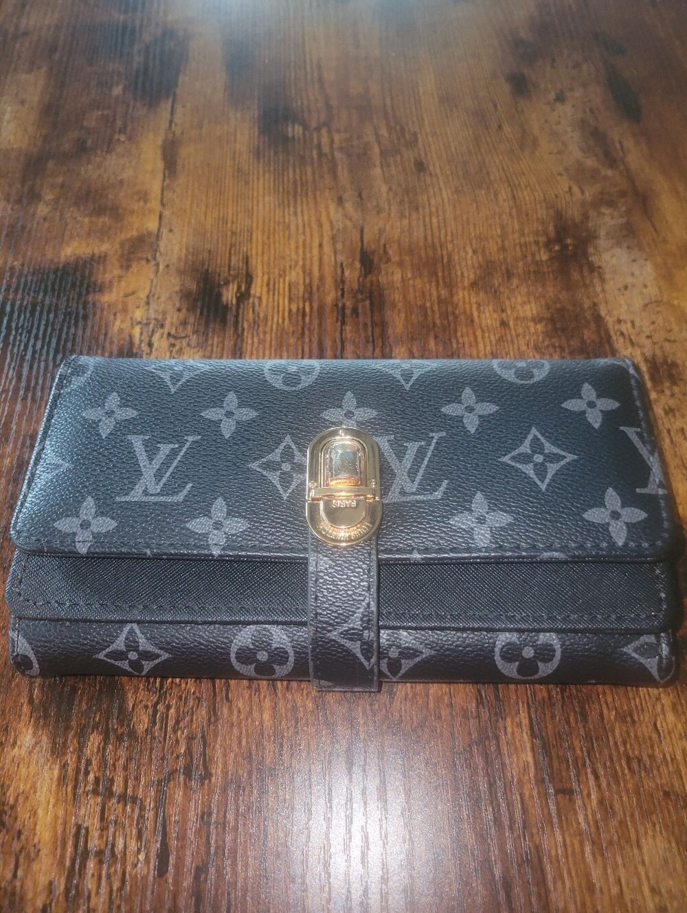 Black LV Wallet